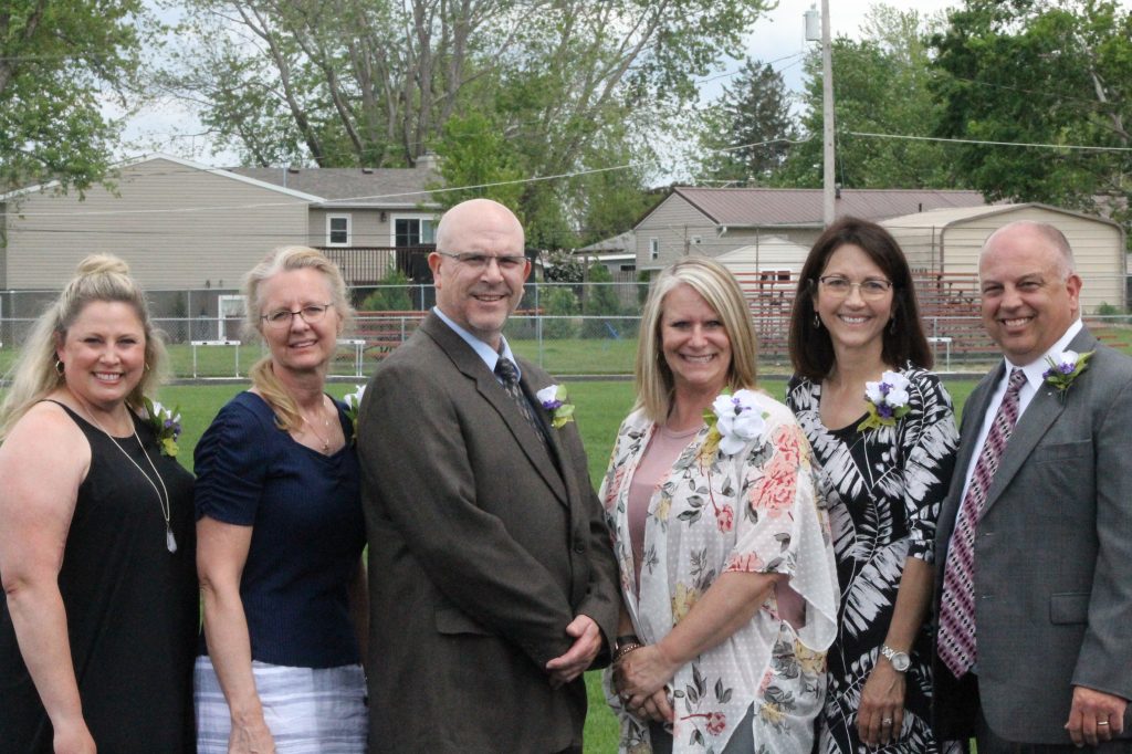 School Board at 2021 Graduation